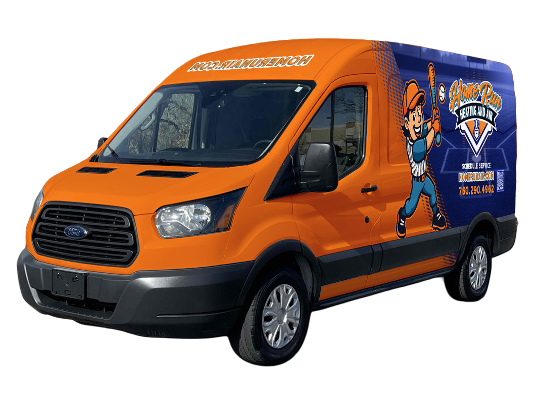 Home Run Heating and Air service van
